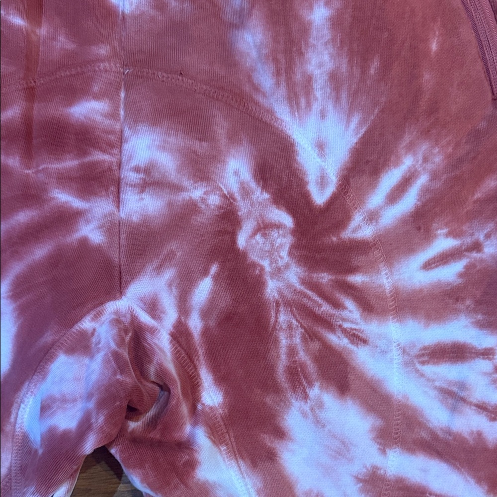 PRPS Sz M Burnt Red Tie-Dye Panther Graphic Shorts - Picture 9 of 11